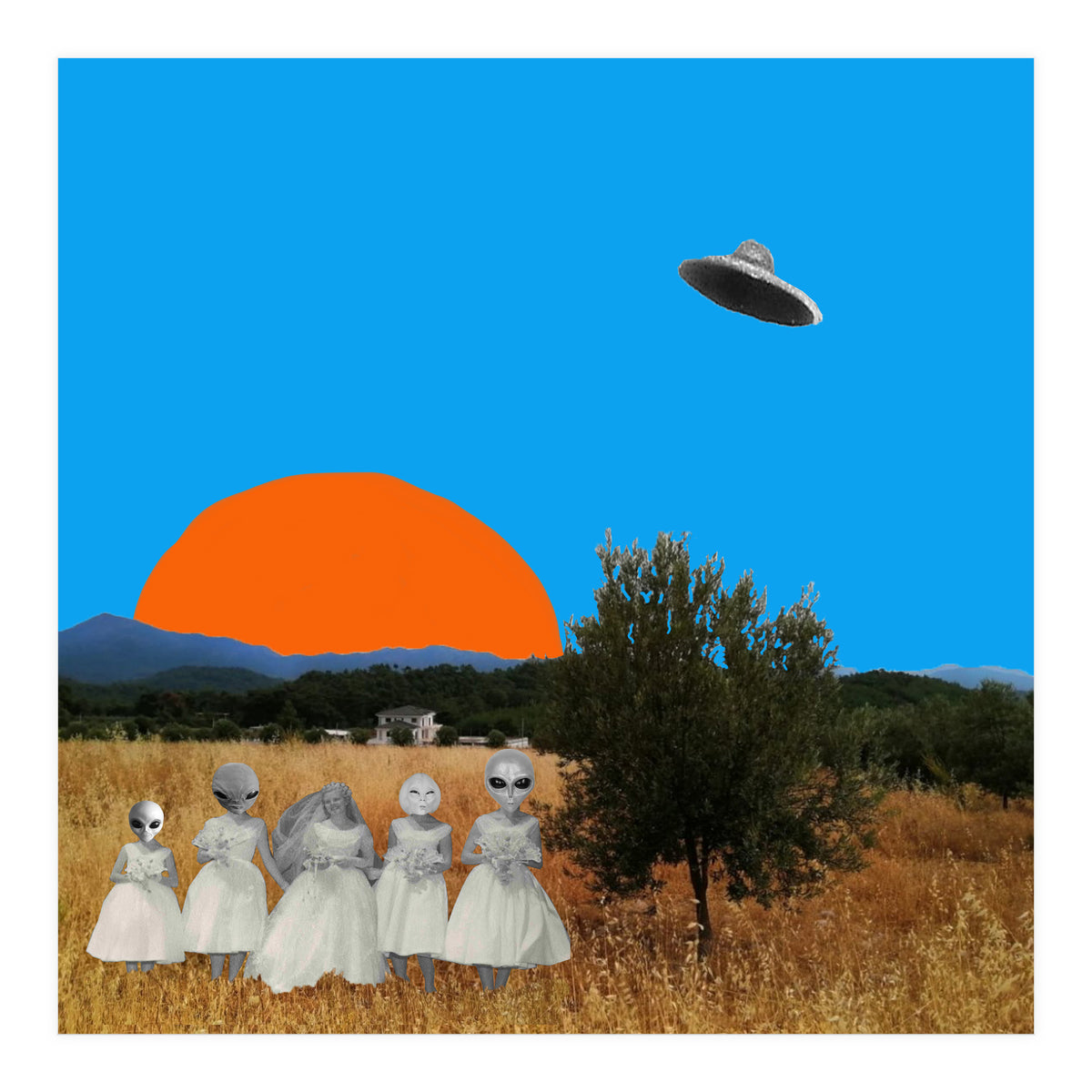 The Wedding Day - Collage (Print Only)