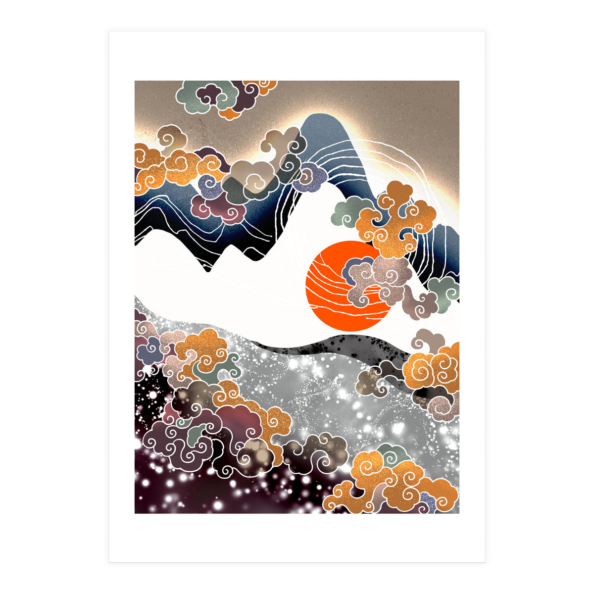 Sunset afterglow (Print Only)