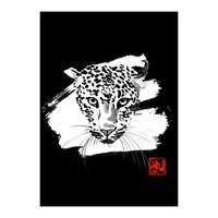 Leopard in white (Print Only)
