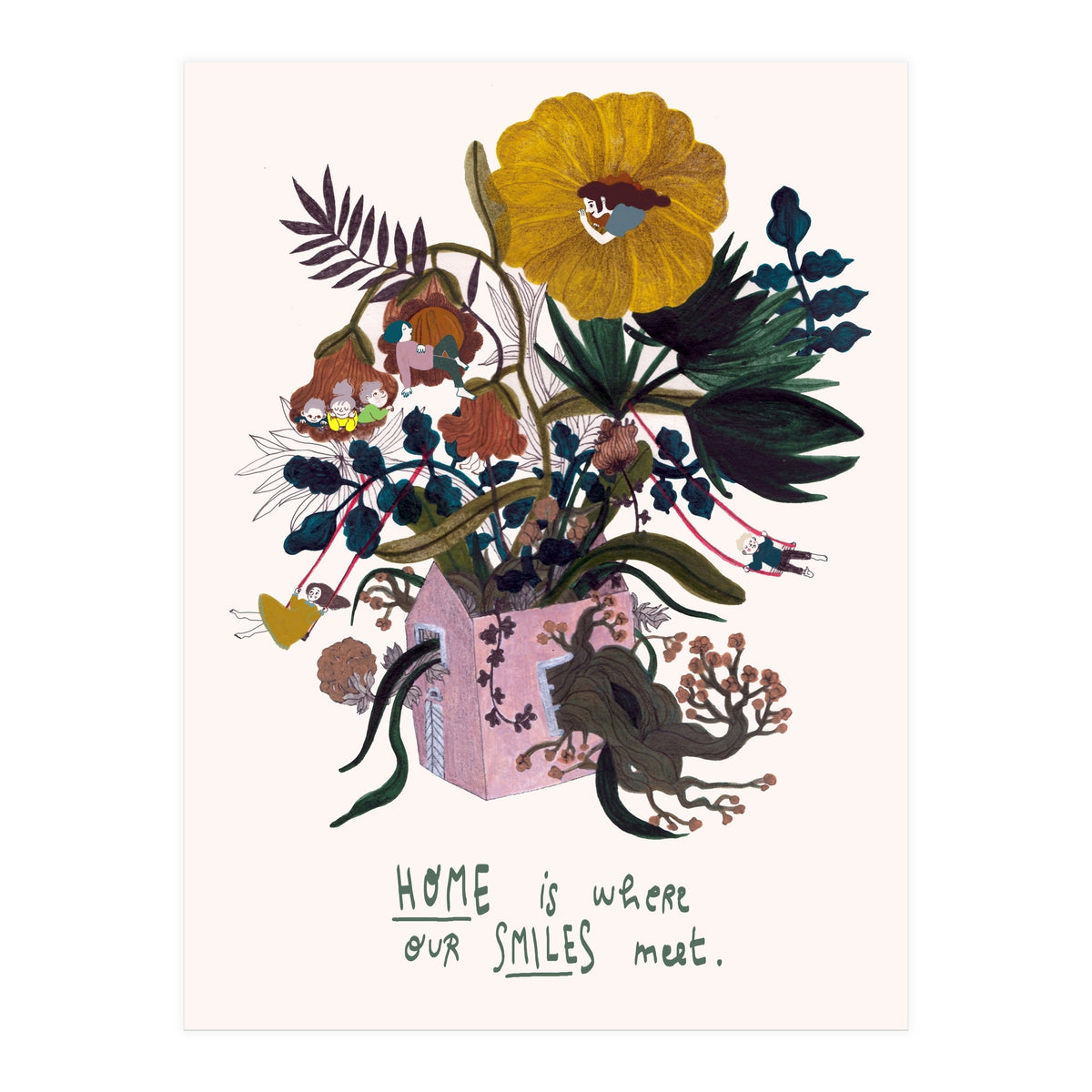 Home Is Where Our Smiles Meet (Print Only)