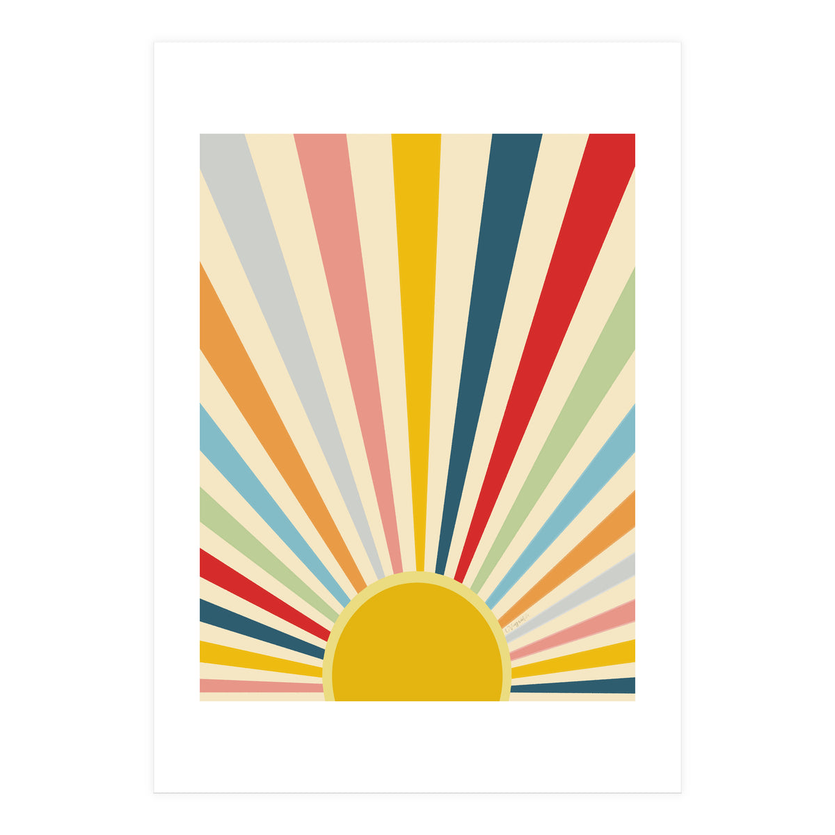 Sun Shines Inside you (Print Only)