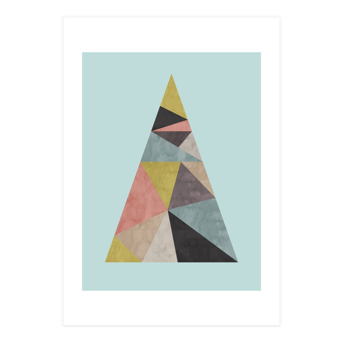 Geometric Rock III (Print Only)