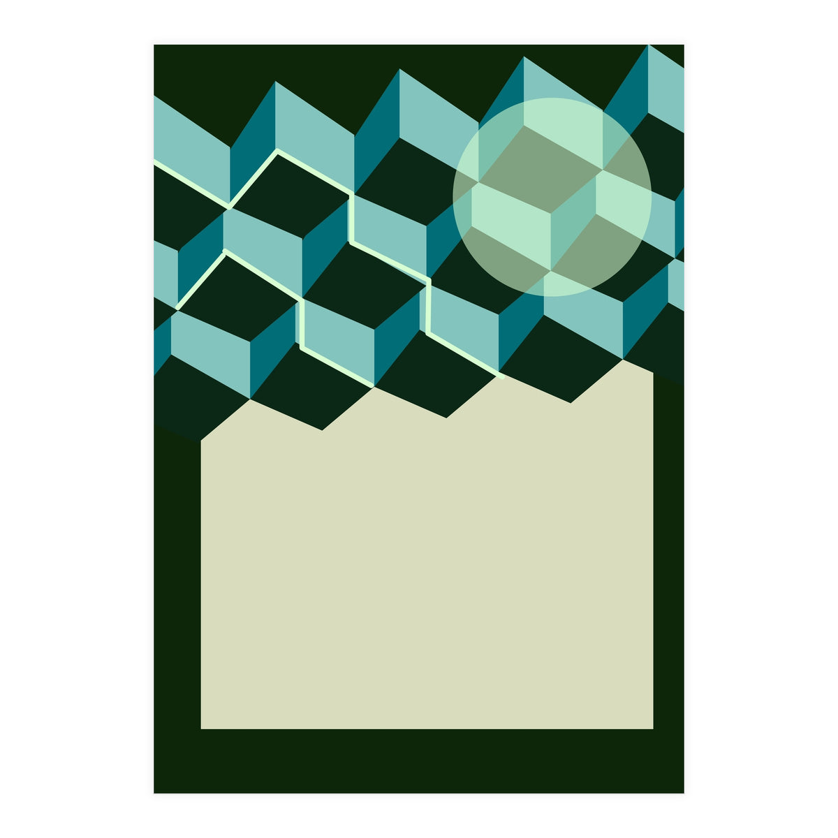 Aurora In The Mountains (Print Only)