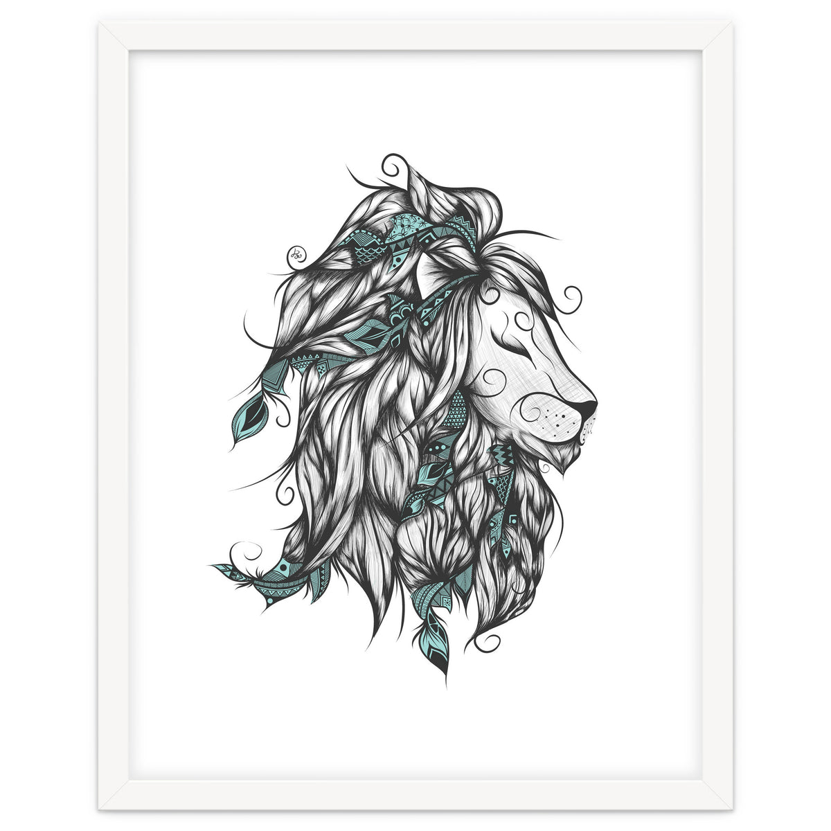 Poetic Lion Turquoise
