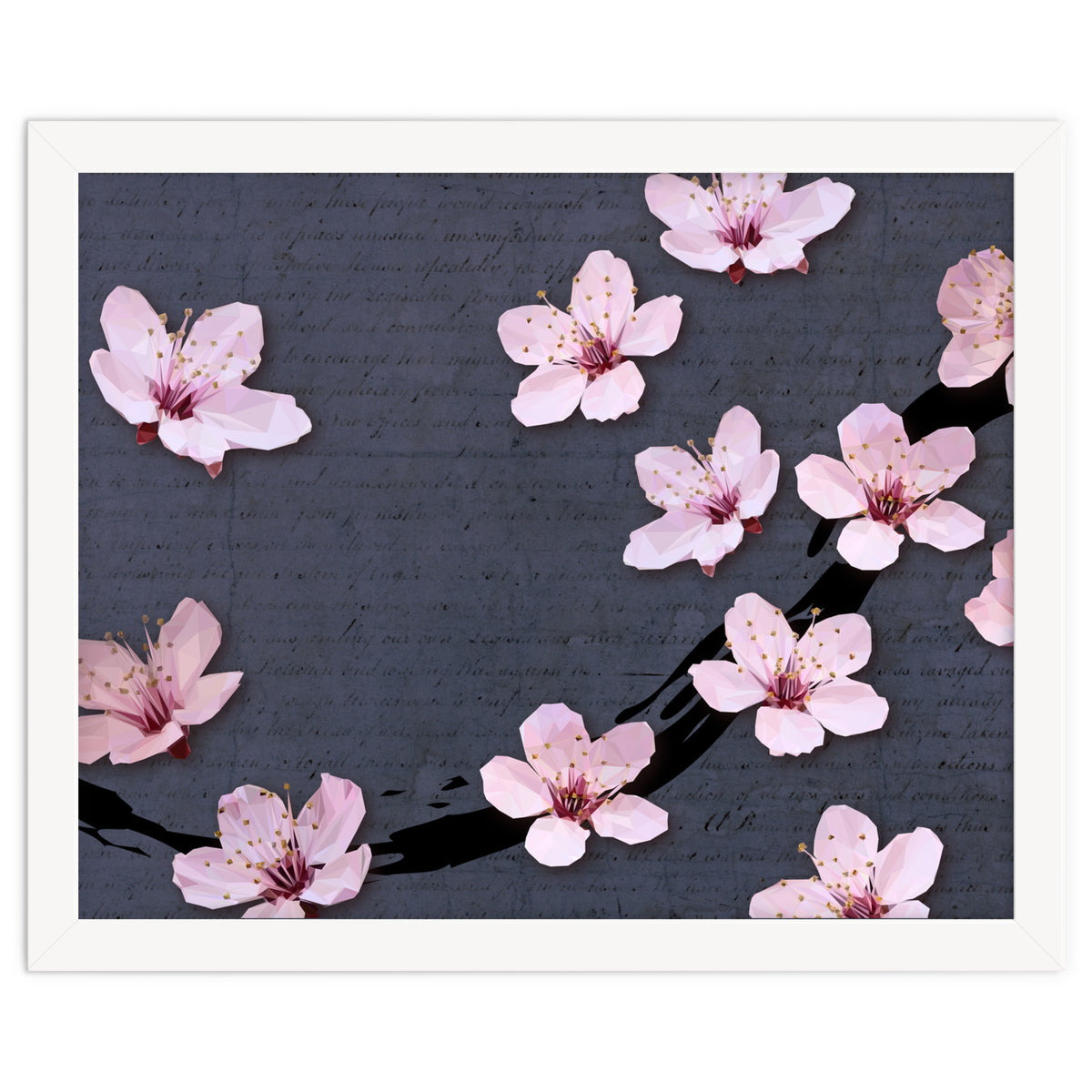 Triangulated Cherry Blossoms