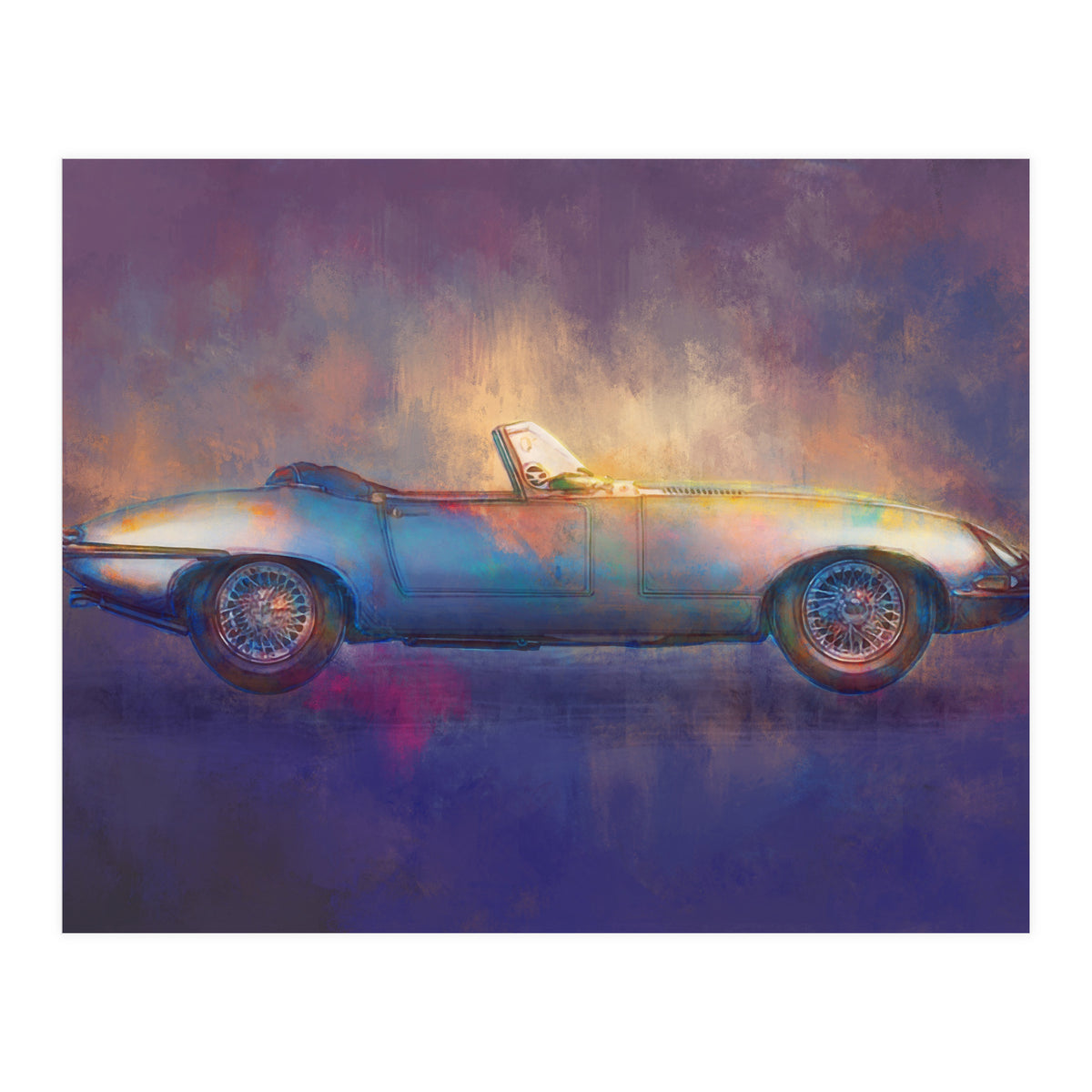 Jaguar E Type (Print Only)