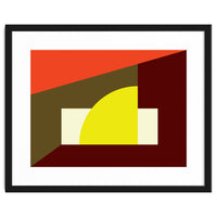 Geometric Shapes No. 9 - yellow, orange & brown