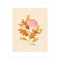 Oak And Peony (Print Only)