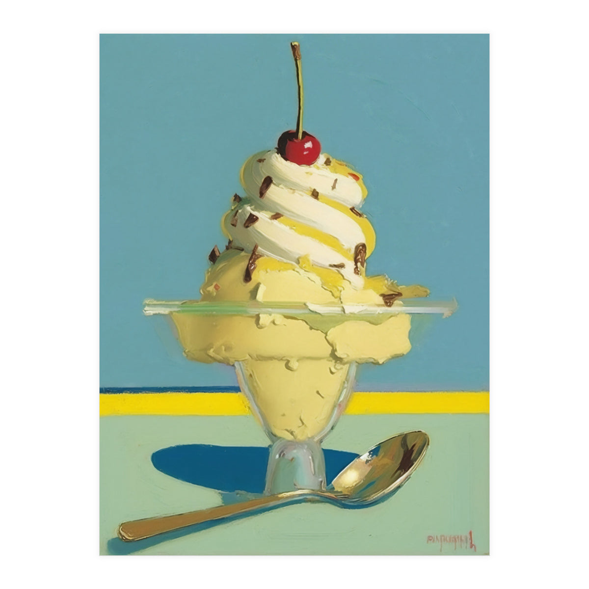 Ice Cream Sundae (Print Only)