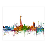 Blackpool England Skyline (Print Only) thumbnail
