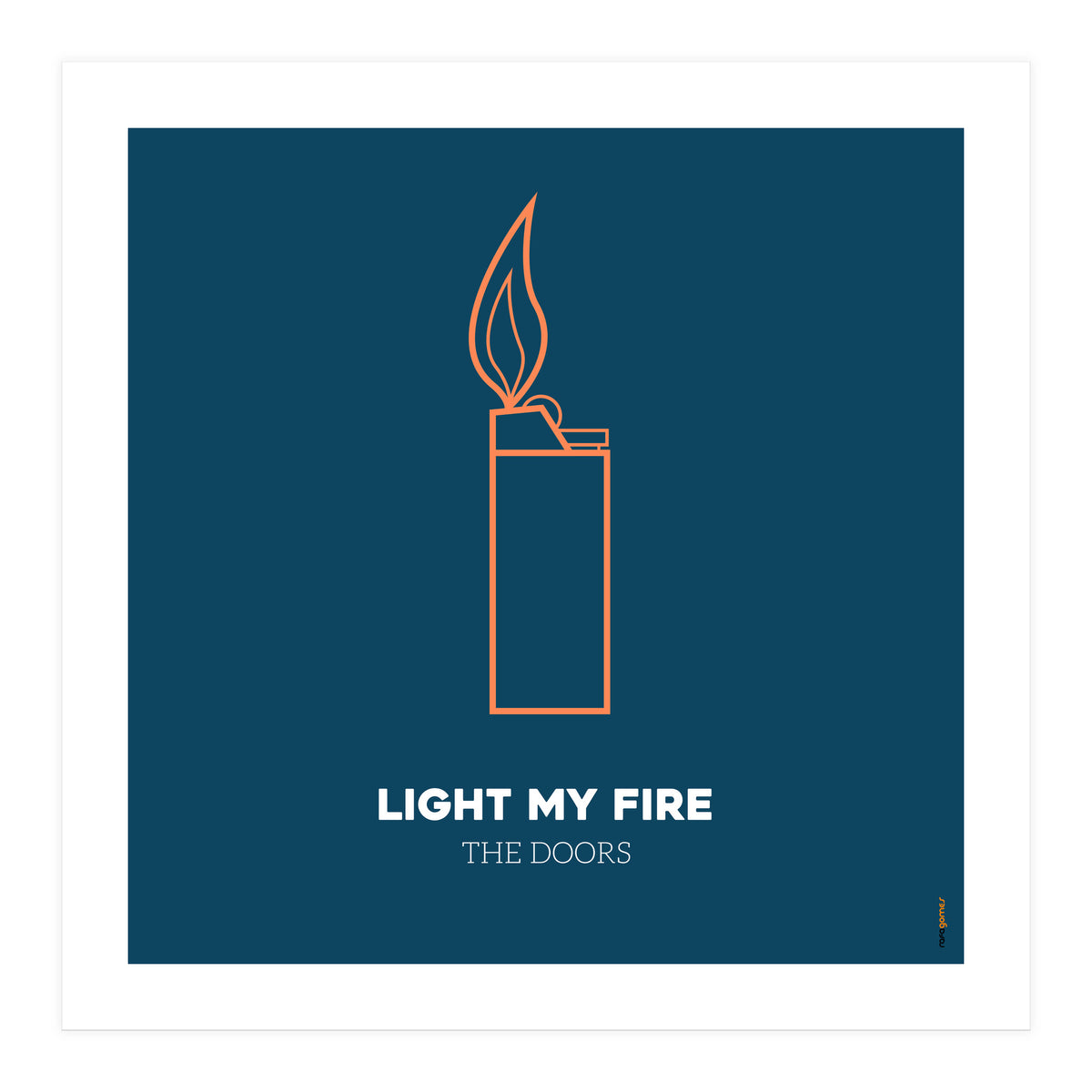 The Doors Light My Fire (Print Only)