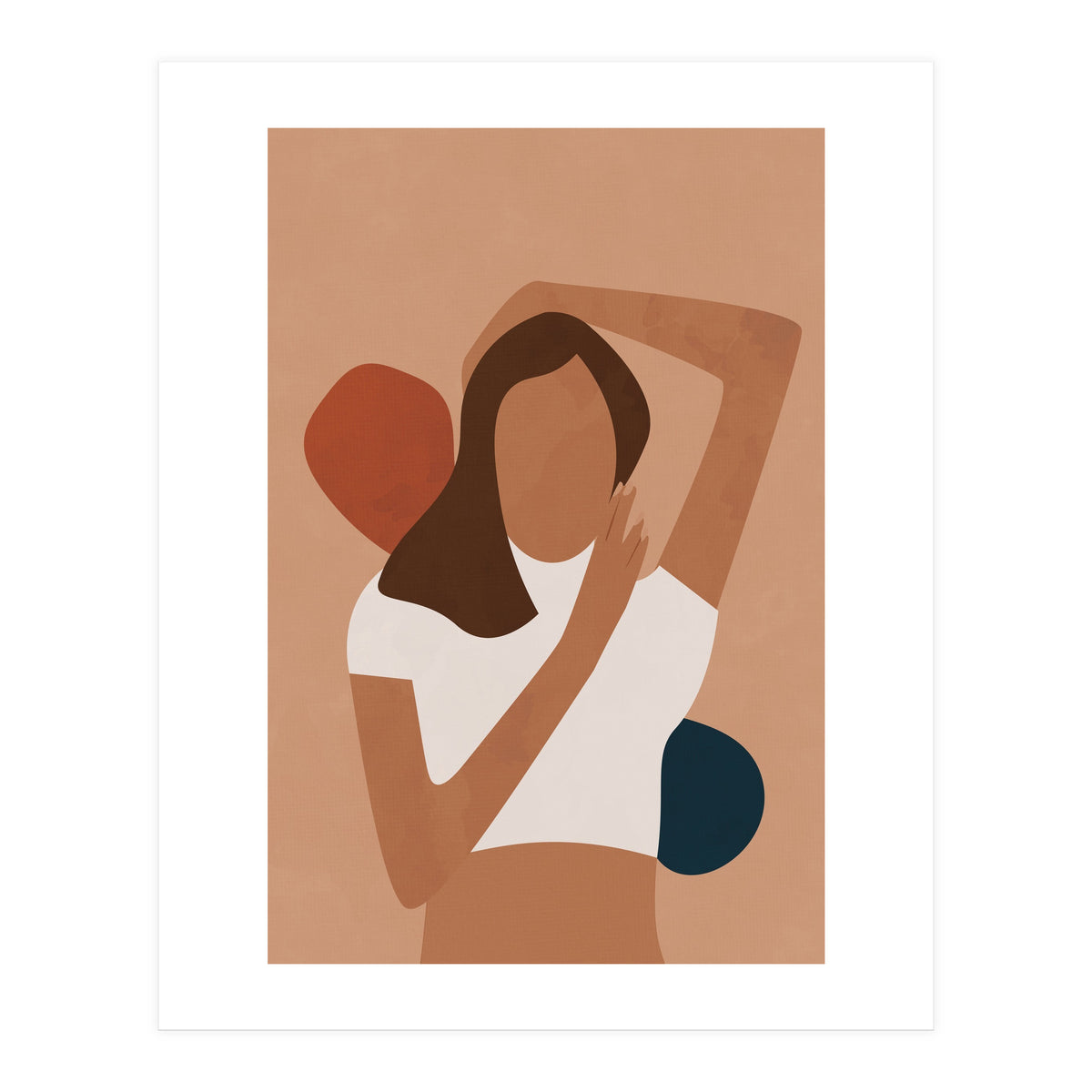 Boho Woman EarthyTones (Print Only)