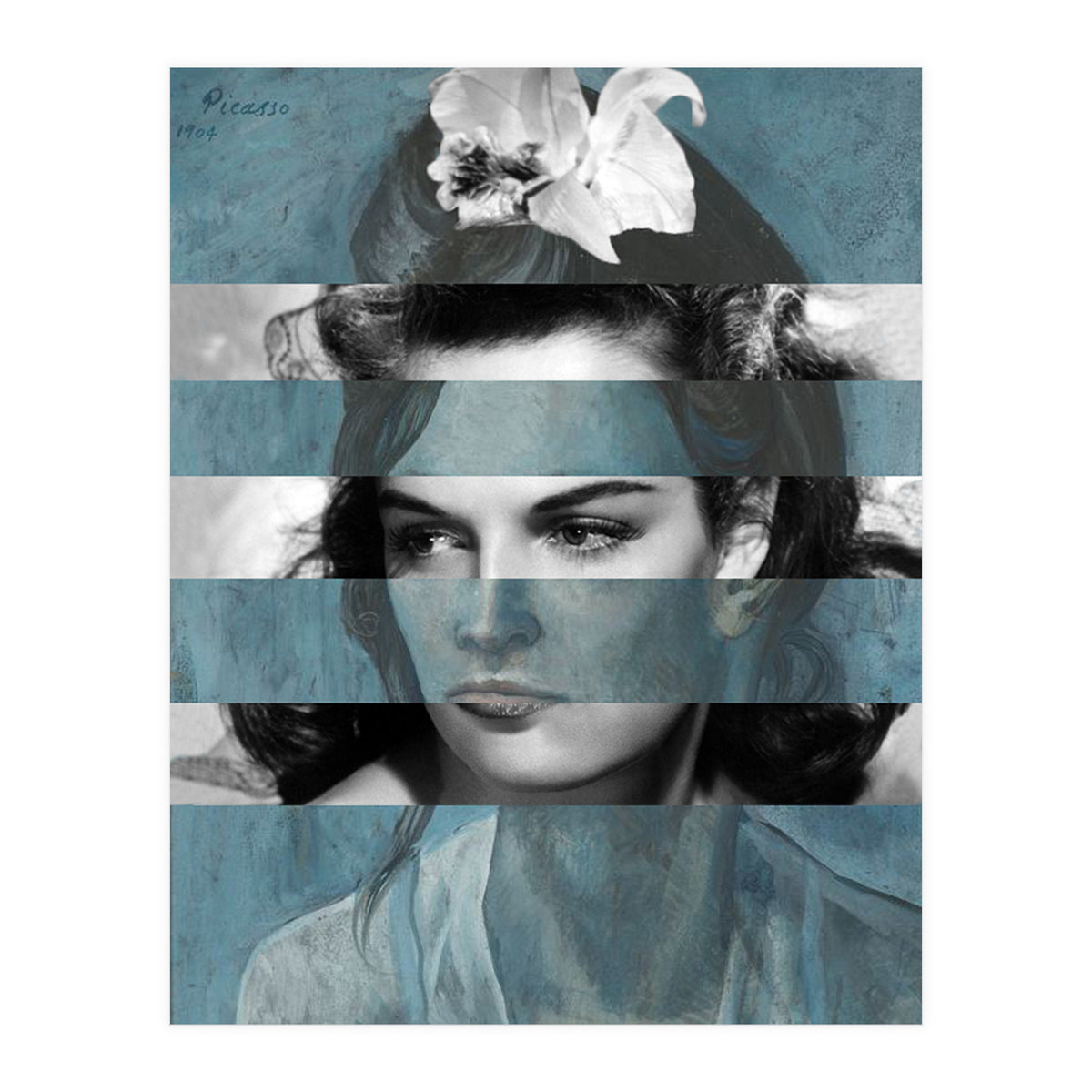 Picassos Woman With An Helmet (Print Only)