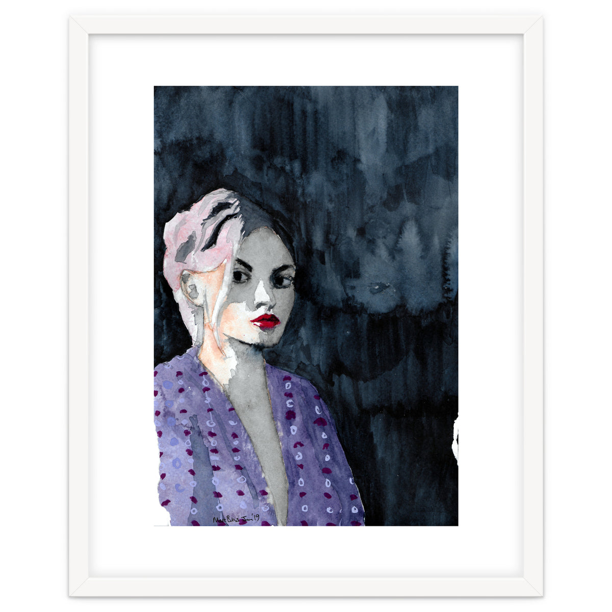 Untitled #25 - Woman in purple