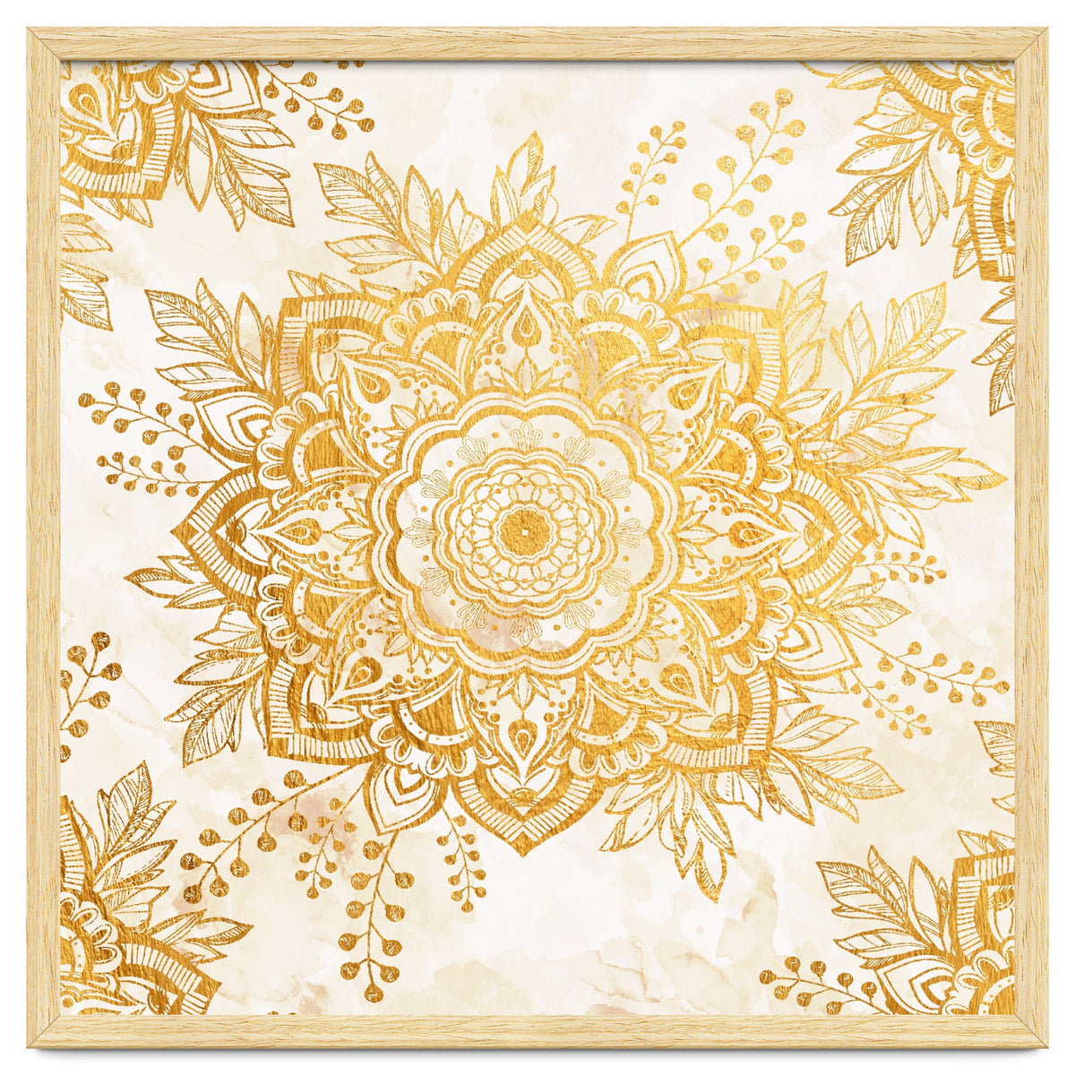 Queen Starring of Mandala-Gold Sunflower I