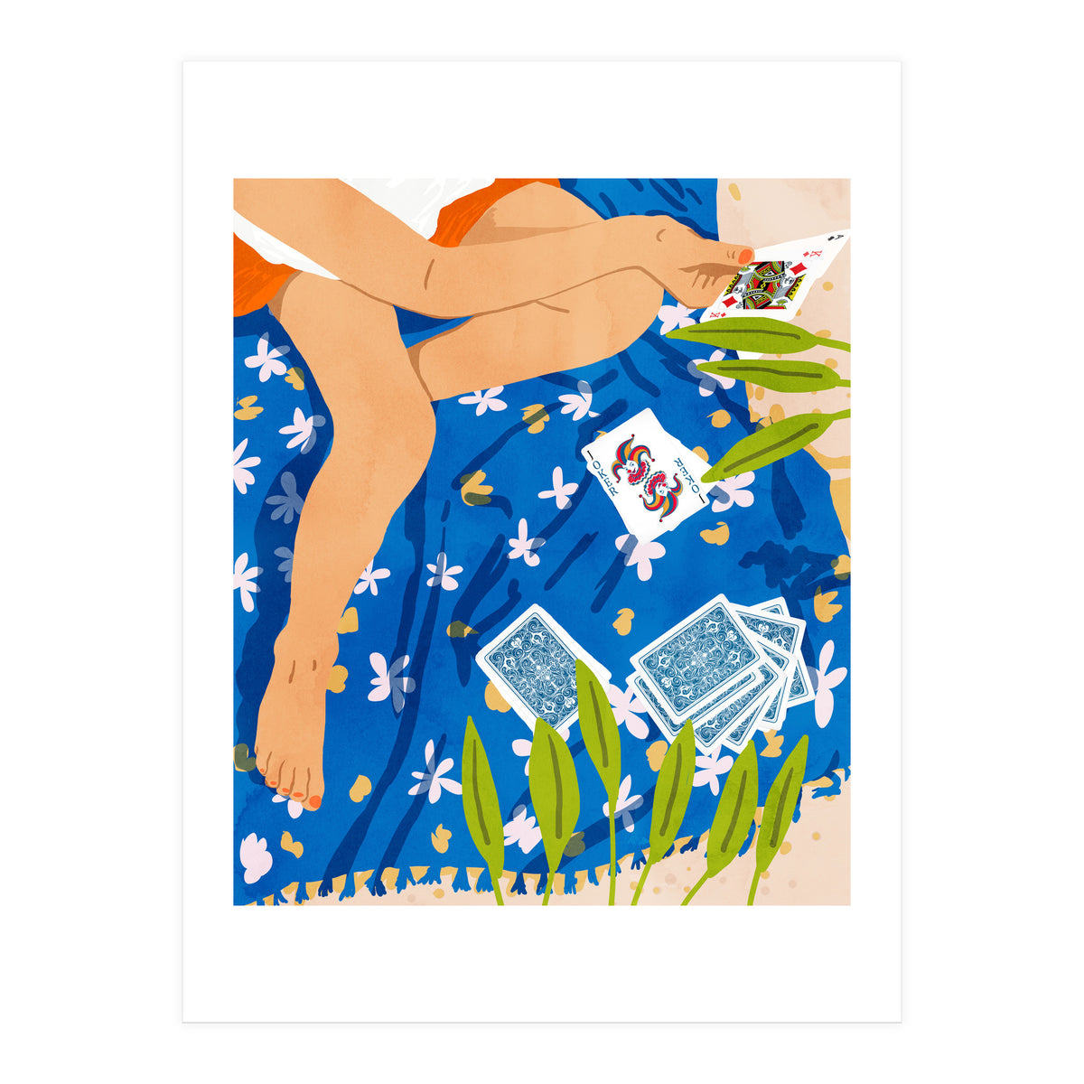 The Hand You Are Dealt Is Determinism, The Way You Play It Is Free Will (Print Only)