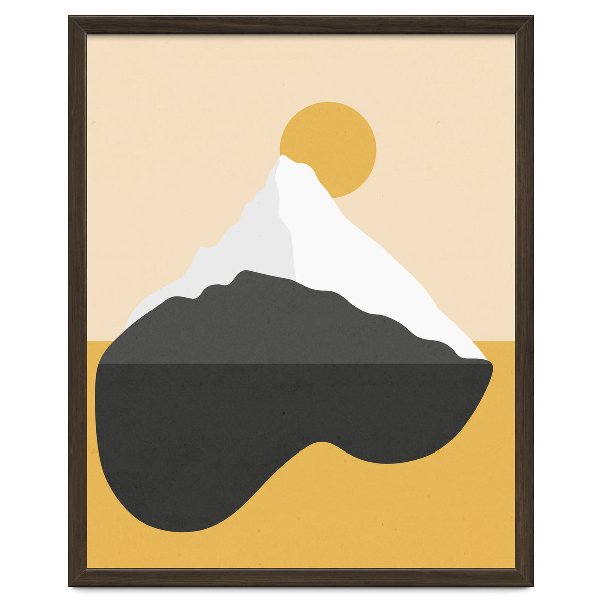 Abstract Mountain - Golden Desert