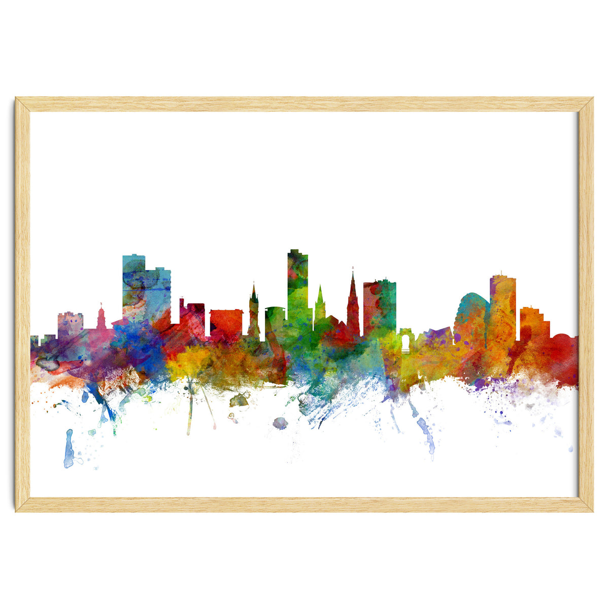 Leicester England Skyline