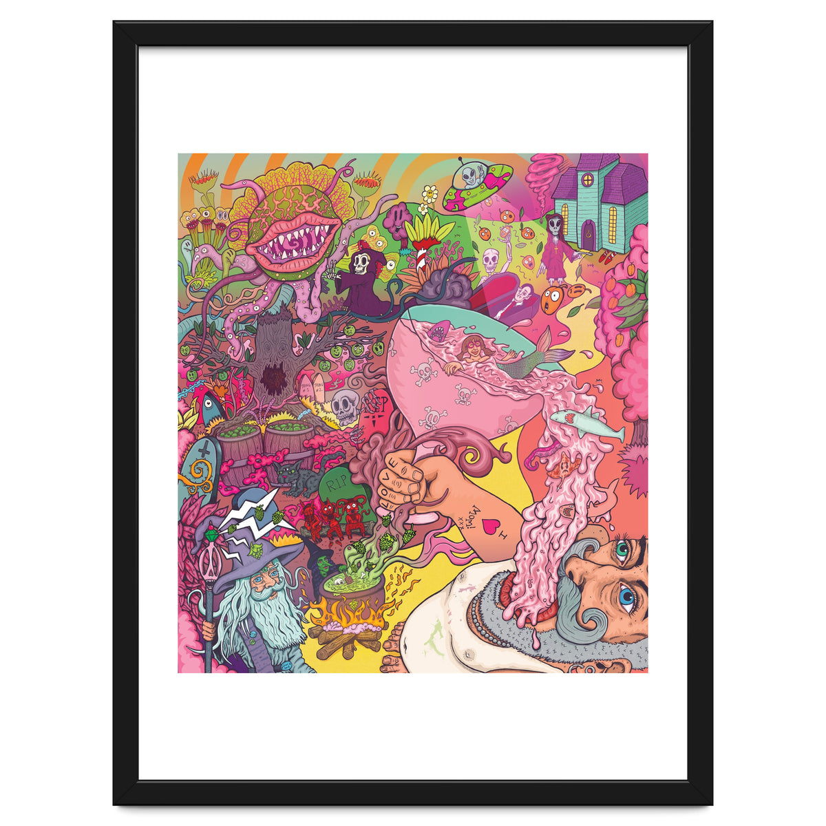 Abbeydale Brewery Collab Series Full Illustration - Yeastie Boys UK, Northern Monk, Origins Fyne Ales, Haand, Brew York and Black Jack Brewery.