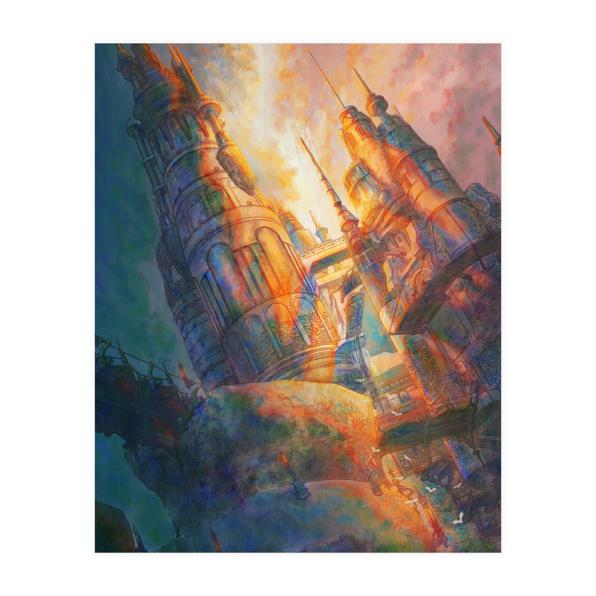 Limsa Lominsa At Dawn (Print Only)