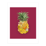 Pineapple Floral Pink (Print Only) thumbnail