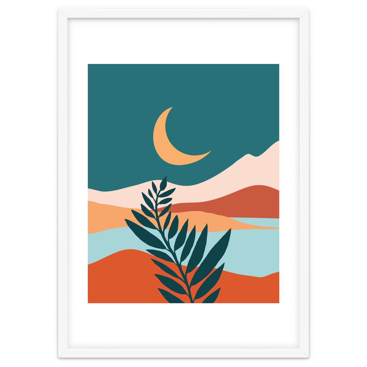 Moonlit Mediterranean