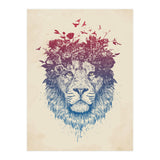 Floral Lion III (Print Only) thumbnail