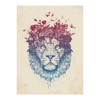 Floral Lion III (Print Only)