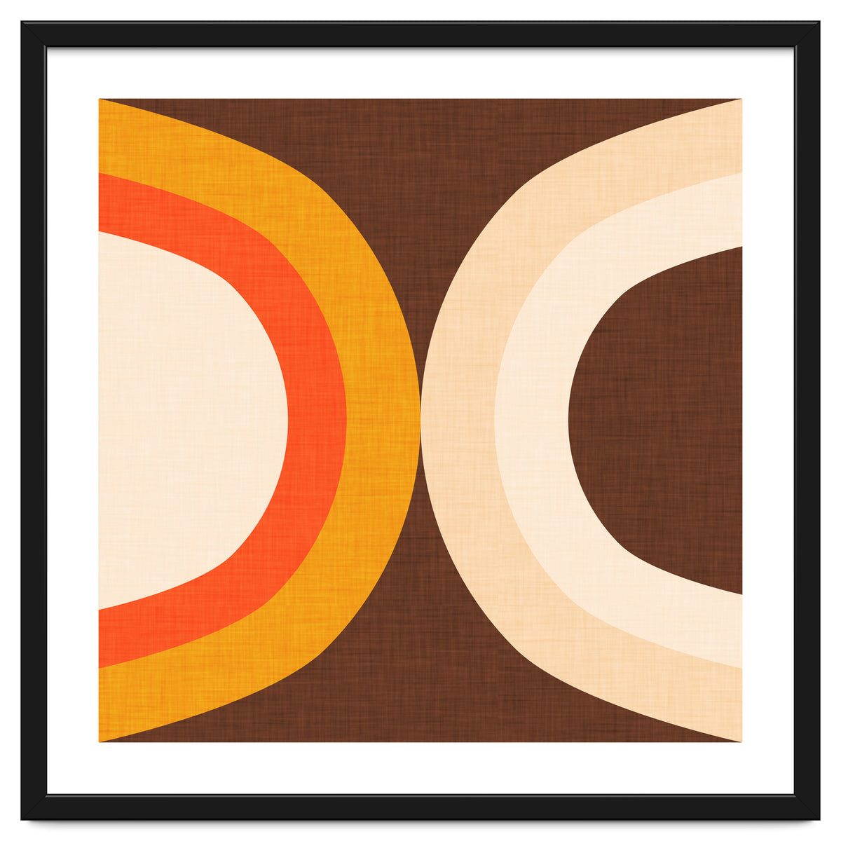 Classic Mid Mod Dot Brown