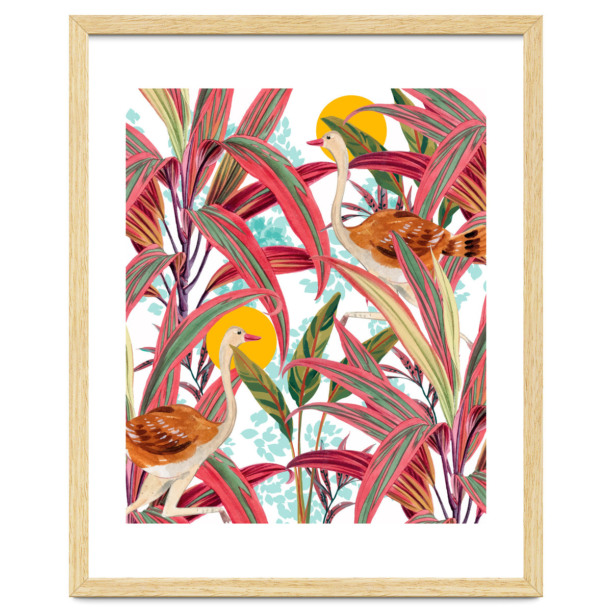 Faith Is The Bird That Feels The Light When The Dawn Is Still Dark, Vintage Botanical Nature Painting Jungle