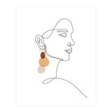 Earring woman (Print Only) thumbnail