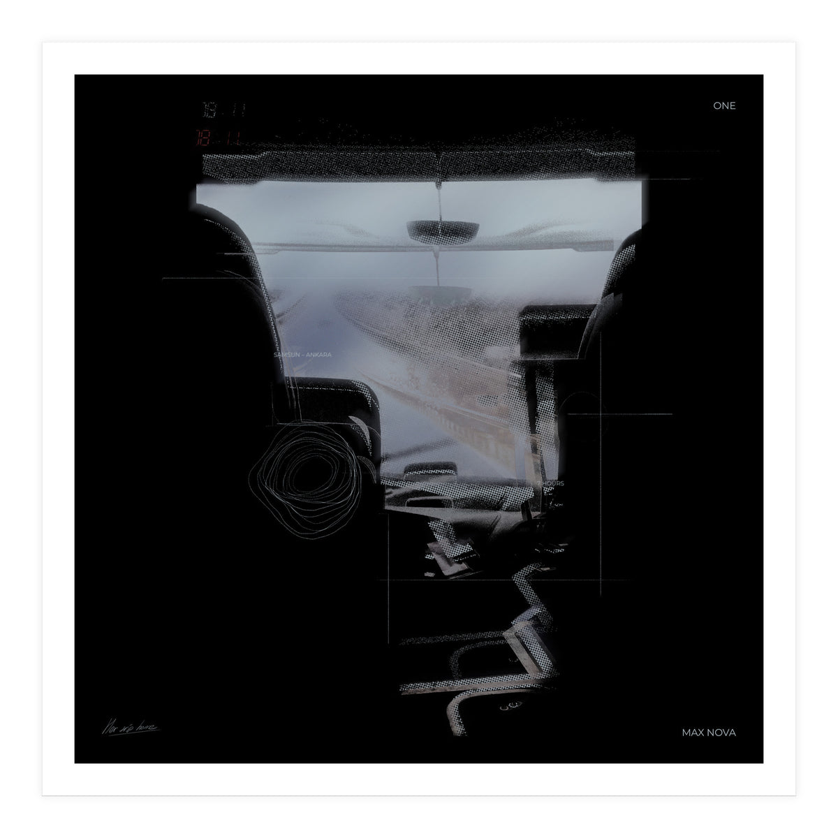 Her trip home. One (Print Only)