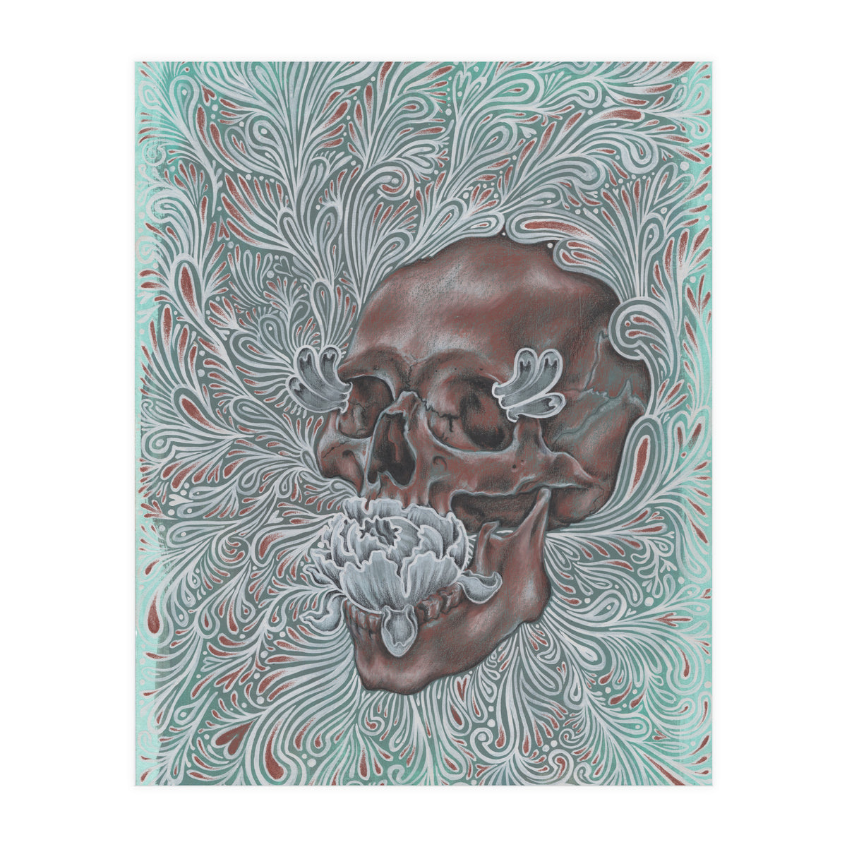 Faded Copper Peony (Print Only)