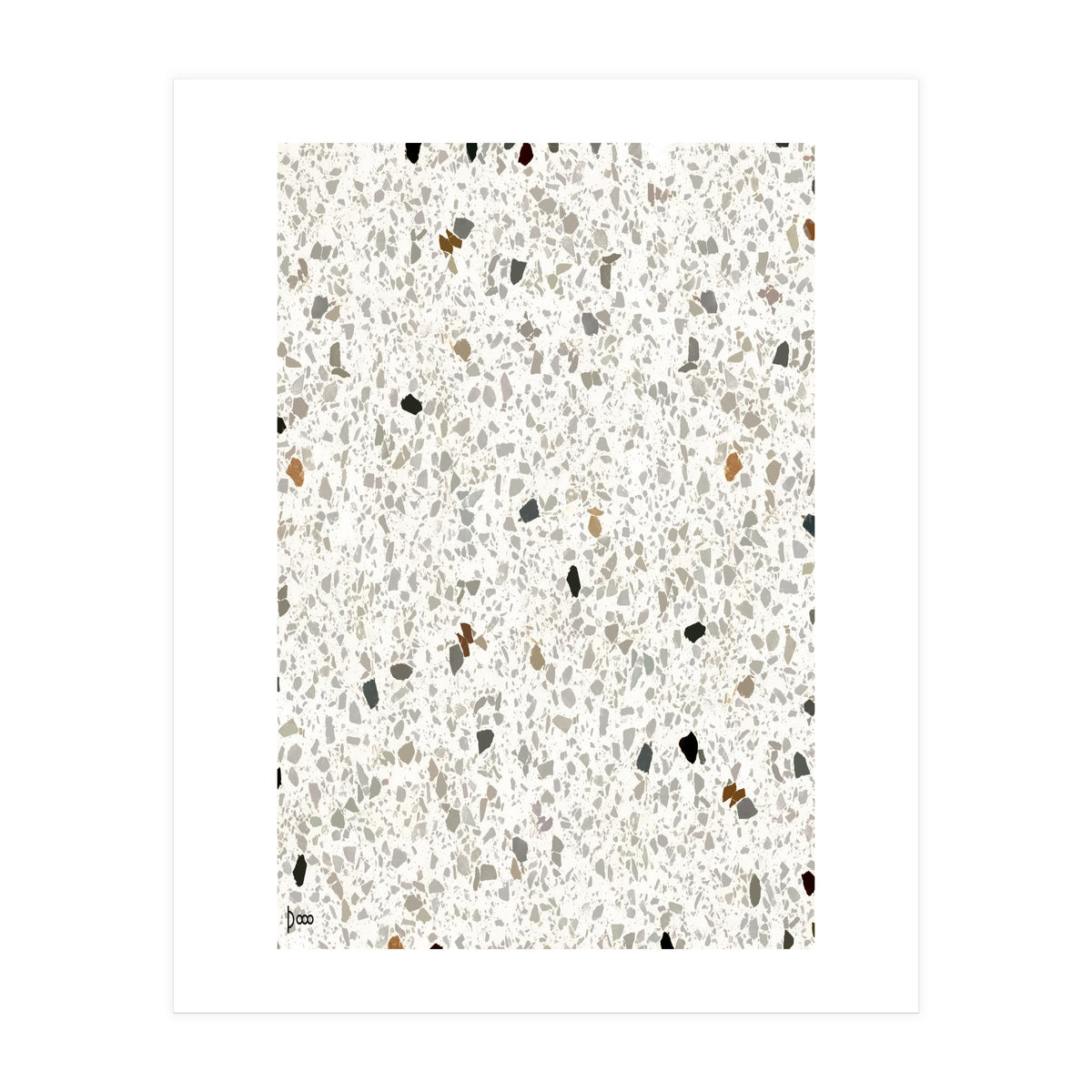 White Terrazzo (Print Only)