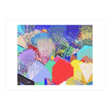 Modern Life, Abstract Contemporary Graphic Design, Eclectic Colorful Shapes (Print Only) thumbnail