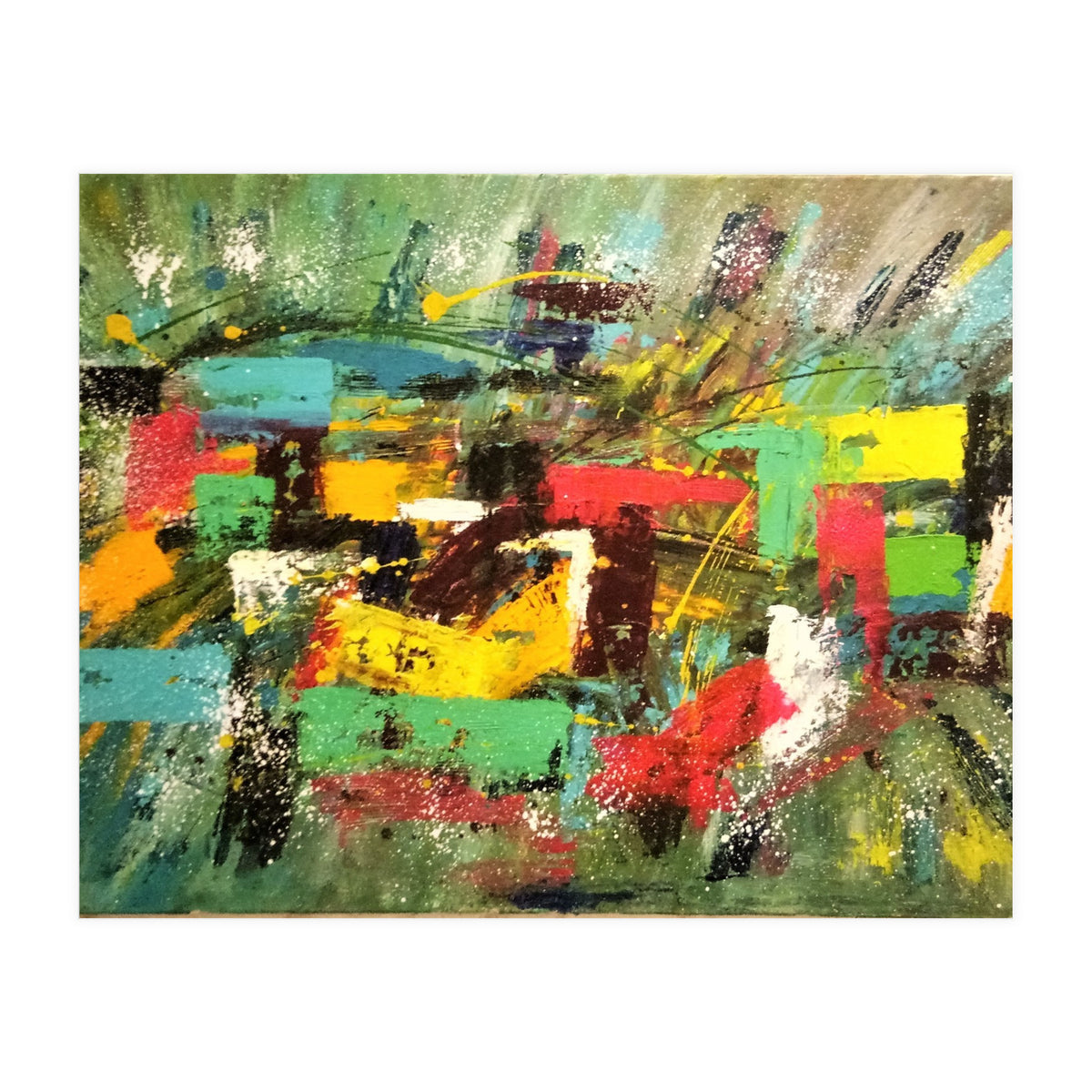 Crowded - Abstract (Print Only)