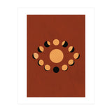 Lunar Eclipse Moon Illustration (Print Only) thumbnail
