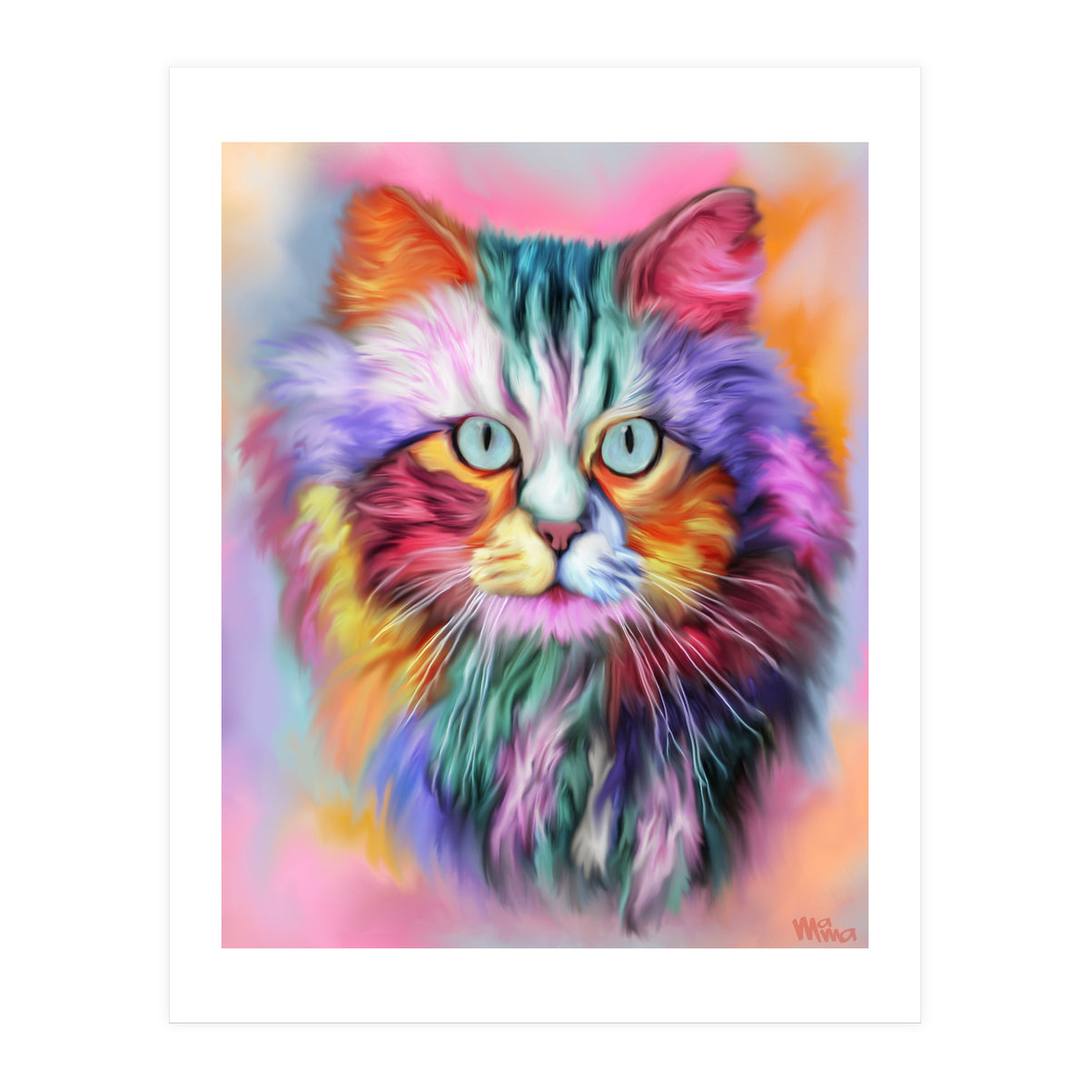 Rainbow Cat (Print Only)