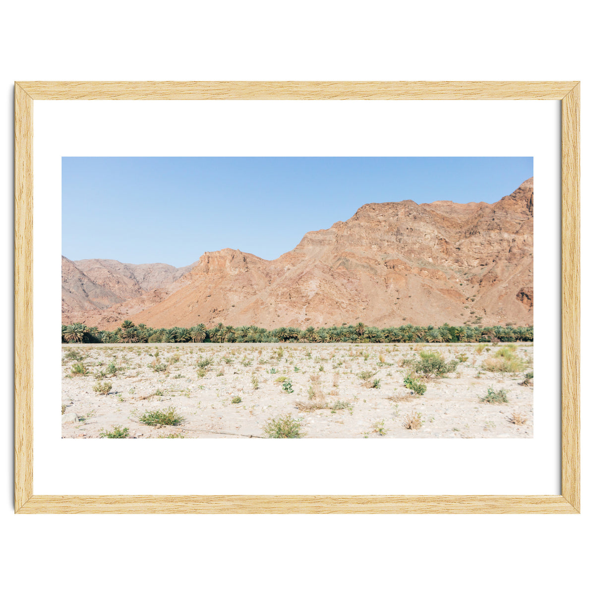 Middle East Desert Road