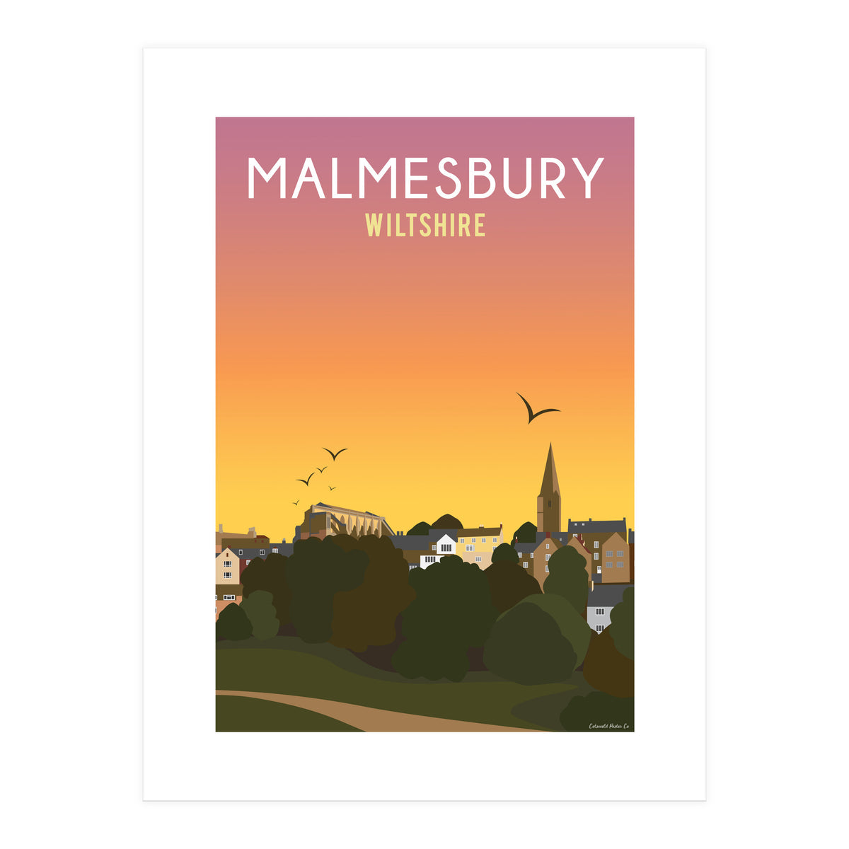 Malmesbury Sunset (Print Only)