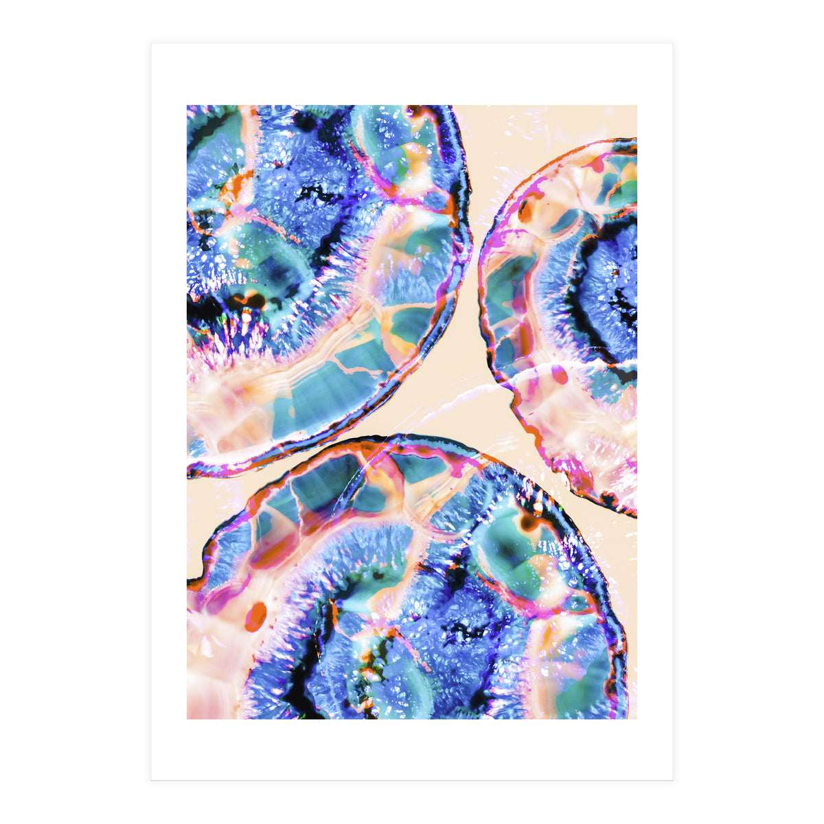 Abstract Agate Painting (Print Only)