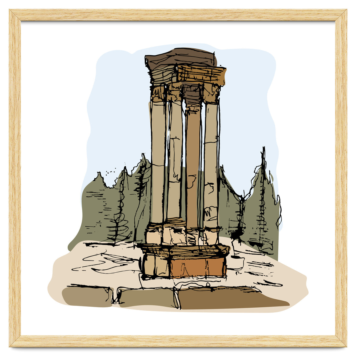 Anjar Tetrastyle, Lebanon