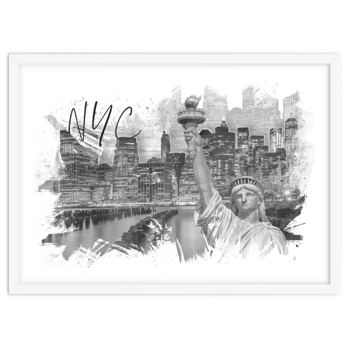 Trendy MANHATTAN Collage