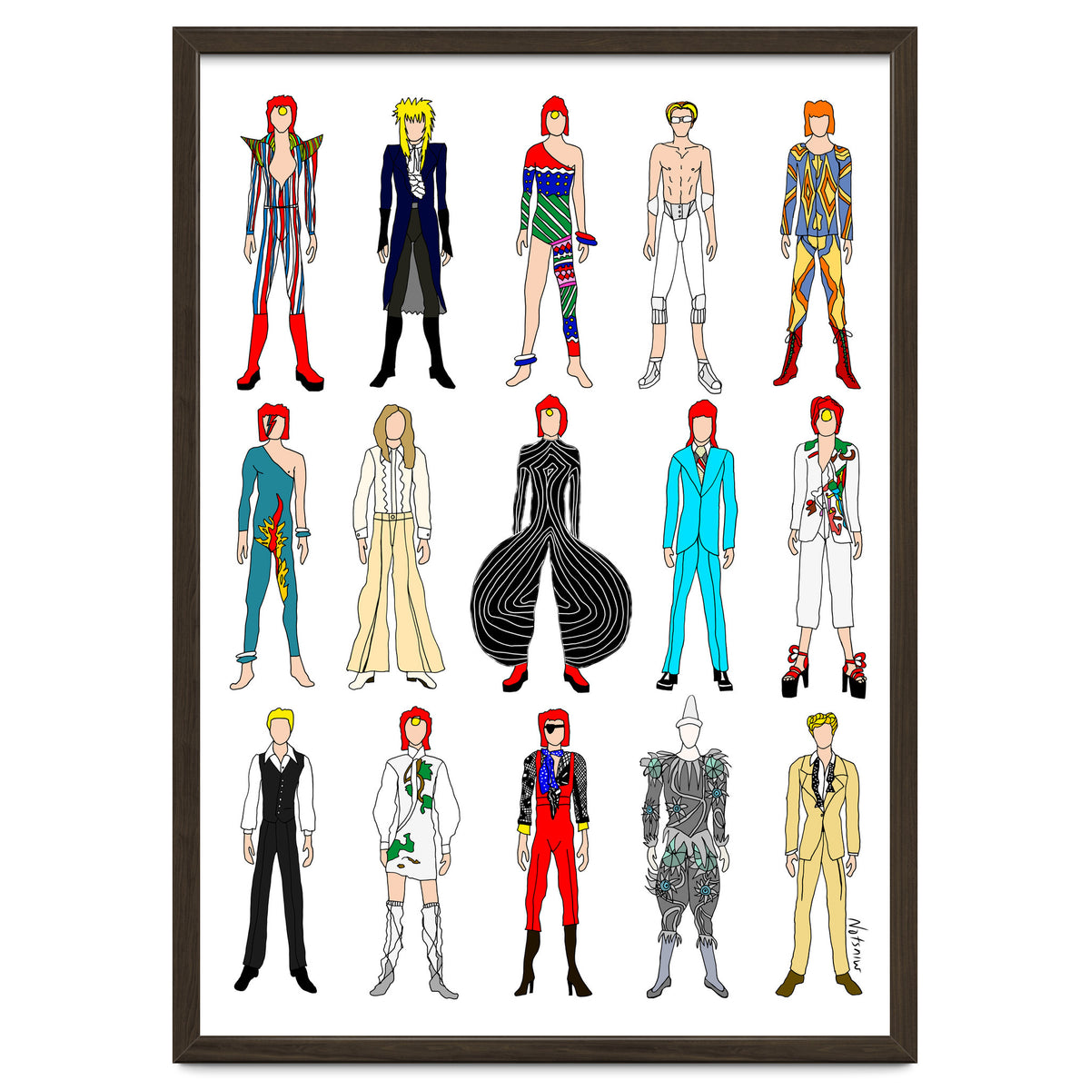 Outfits of Bowie Fashion