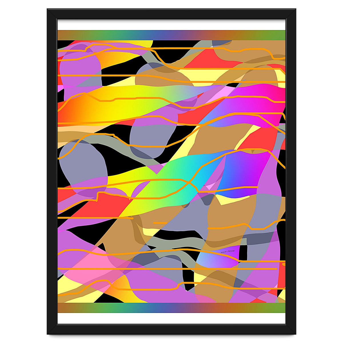 ABSTRACT COLOR BANDS