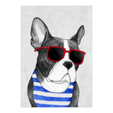 Frenchie Summer Style (Print Only) thumbnail