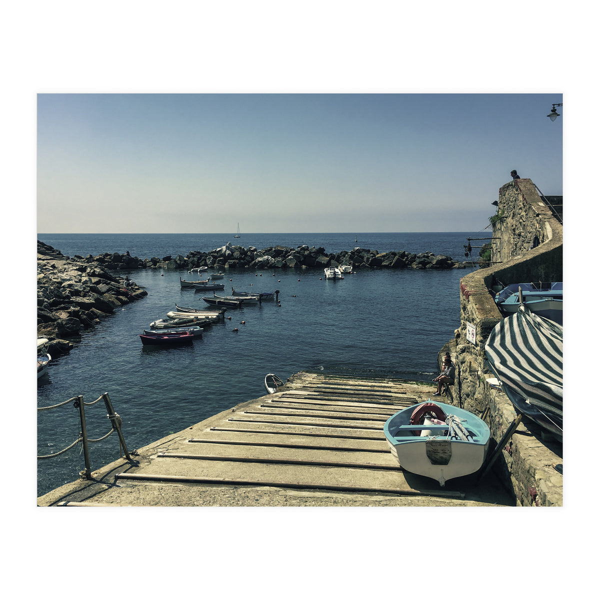Cinque Terre Boarding (Print Only)