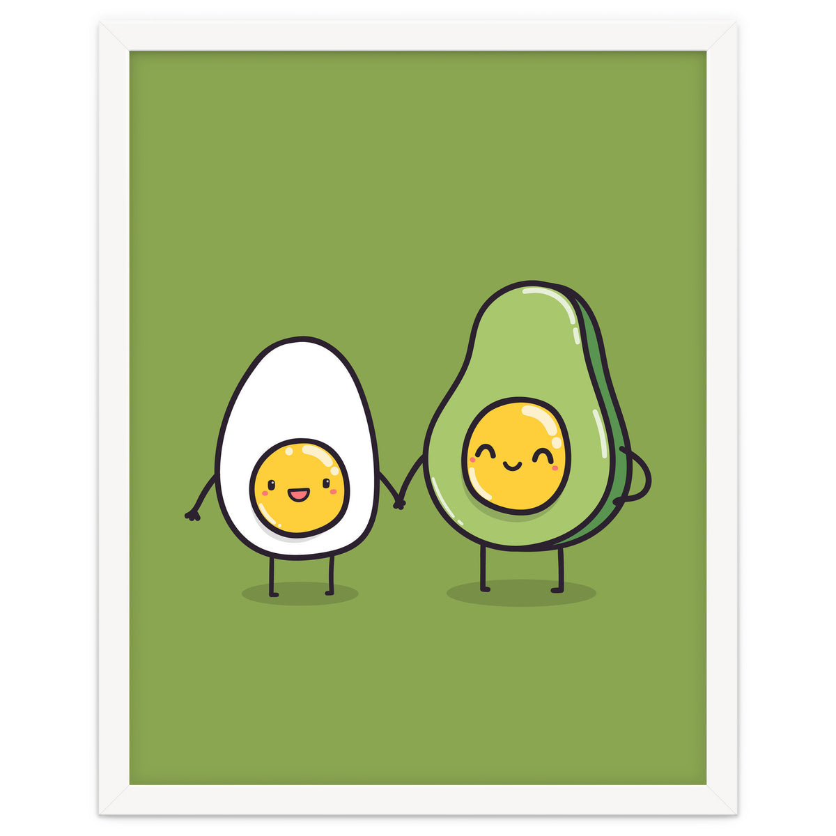 Egg Avocado best friends