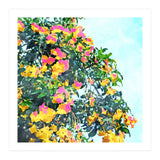 Summer Bougainvillea Watercolor Painting (Print Only) thumbnail