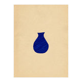 Ultramarine abstract vase (Print Only) thumbnail